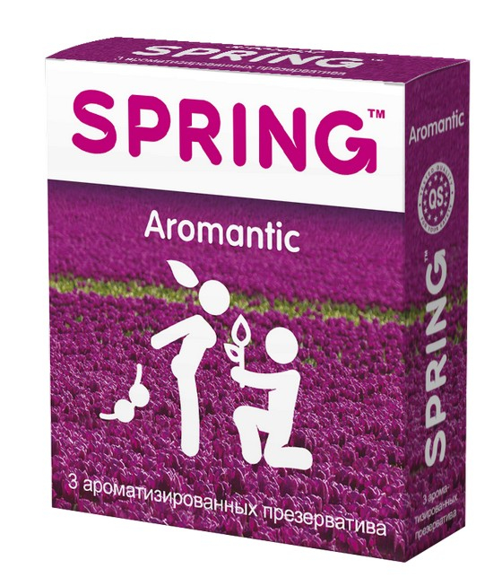 Презервативы &quot;Spring Aromantic&quot; с ароматом и вкусом тропических фруктов, 3шт 