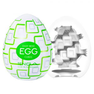 Мастурбатор "Tenga Egg Cubic" с 3-D рельефом
